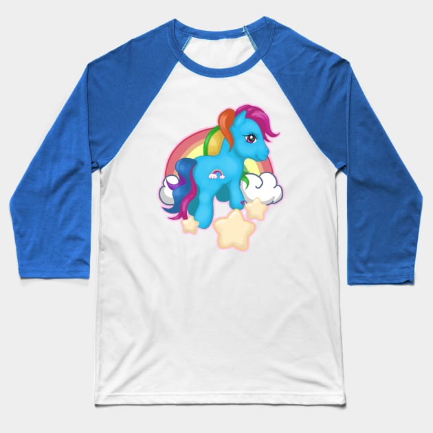 magic pony - 80s toys Baseball T-Shirt by ekkimu